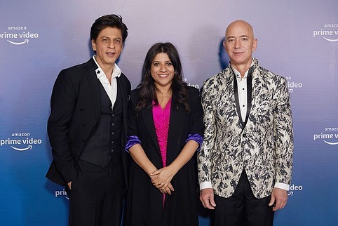 Bollywood stars party with Amazon CEO, Jeff Bezos