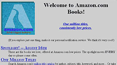 Amazon's first gateway page